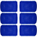 Bigudiuri Păr, Set 6 Bucăți, Culoare Albastră, Diametru 3 cm, Oem
