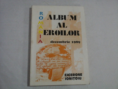 ALBUM AL EROILOR - CICERONE IONITOIU foto