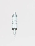 Adaptor Jack 3.5 mm STEREO tata - RCA tata metal