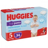 Scutece Huggies Chilotel Pants, nr 5, 12-17 kg, 34 buc