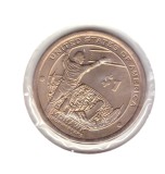 Moneda SUA 1 dollar/dolar 2015 D Native American Dollar - Mohawk Ironworkers, UNC, in cartonas