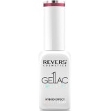 Lac de unghii Gellac 1 Step, Hybrid Effect, Non UV, Revers, 30 Roz inchis, 10 ml