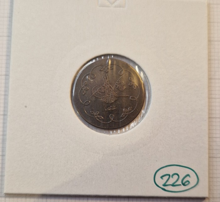 226 Ottoman Empire Otoman, 10 Para 1293, 1901, KM#744, Billon, Abdul Hamid II
