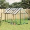 Gossi sere cu cadru de baza, verde, 445x169x195 cm, aluminiu