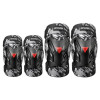 Set protectii moto unisex MOTOWOLF - genunchere si cotiere, ajustabile, 4 piese, PP Shell, 600D oxford, quick release