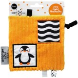 Jucarie senzoriala GaGaGu - Pinguin si raton, 15 cm