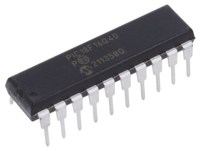 Microcontroler SMD PIC18 Q40 foto