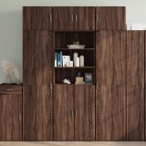 Dulap depozitare stejar maro 70x42,5x225 cm lemn prelucrat