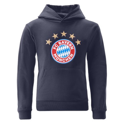 Bayern M&amp;uuml;nchen hanorac cu glugă pentru copii Essential navy - 152 foto
