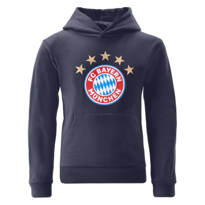Bayern M&uuml;nchen hanorac cu glugă pentru copii Essential navy - 152