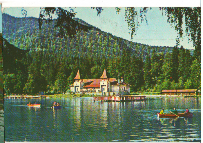 CPIB 16173 CARTE POSTALA - BAILE TUSNAD. LACUL CIUCAS