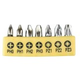 Set biti Strend Pro YF40517 &bull; 7 piese, S2, PH 0-1-2-3, PZ 1-2-3