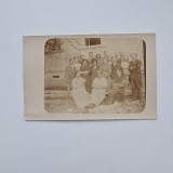 Fotografie format CP: Atelier Leonar, Portret de grup - pe revers: Toban, august 1922 / Romania