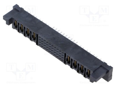 Conector PCB-PCB soclu PESC mamă 48 pini drept THT SAMTEC foto