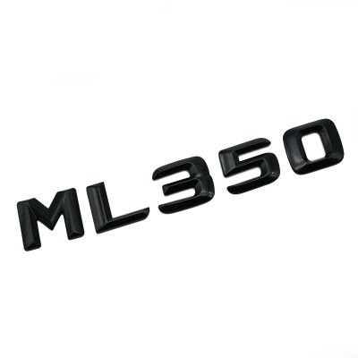 Emblema ML 350 Negru, pentru spate portbagaj Mercedes foto