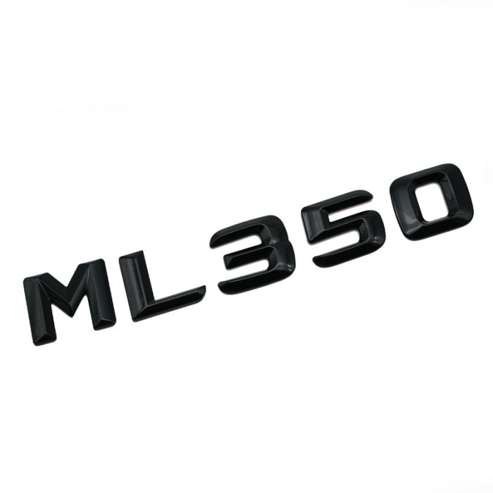 Emblema ML 350 Negru, pentru spate portbagaj Mercedes