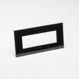 Ramă ornament 6M negru Chorus - GEWISS | GW16406TN