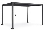 Cumpara ieftin Pavilion gradina aluminiu gri antracit Ocean 400x300x250 cm