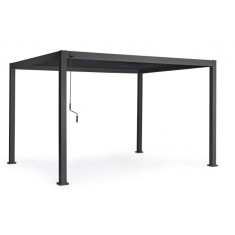 Pavilion gradina aluminiu gri antracit Ocean 400x300x250 cm