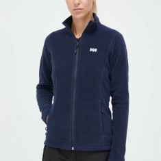 Helly Hansen bluza femei, culoarea albastru marin, neted