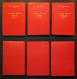 1929-1933 LITERATURA ROMANA MODERNA &ndash; Ovid Densusianu Vol 1+2+3 I II III Studii Literare Istoria Literaturii Romane. circa 575 pag Editie Completa BRM