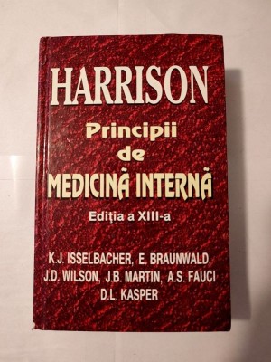 Harrison Principii de medicină internă (ediția a XIII-a; 1997) foto