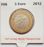 2256 Finlanda 5 euro 2012 IIHF Hockey World Championship km 183, Europa