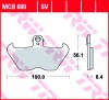 Set placute frana fata TRW MCB680 - BMW R 850 (97-01) - K1 1000 - K100 R (89-92) - R 1100 (93-01) - R 1150 (99-01) - R 1200 (98-02)