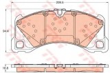 Set placute frana,frana disc PORSCHE PANAMERA (970) (2009 - 2016) TRW GDB2052