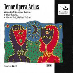 CD Various ‎– Tenor Opera Arias , original, muzica clasica