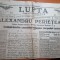 ziarul lupta 15 decembrie 1914-organ al functionarilor CFR