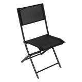 Scaun Metalic Pliabil Negru 41x52x82cm, Oem