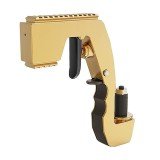 Pistol, pulverizator de bere si sampanie, PacBule, abs, Auriu si Negru, Inovator si functional, Ideal pentru petreceri, intalniri, evenimente