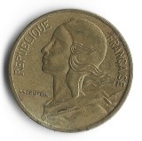 Moneda Franța 5 centimes 1977