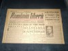 ZIAR ROMANIA LIBERA 31 MARTIE 1946