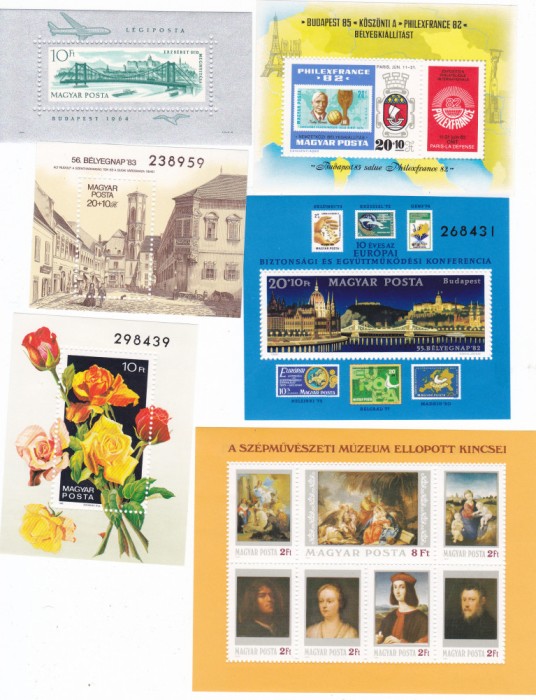 LOT UNGARIA 20 COLITE MNH