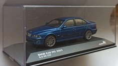 Macheta BMW M5 E39 2003 albastru - Solido 1/43 foto