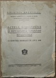 ACTELE ,DESBATERILE SI HOTARARILE ADUNARII EPARHIALE IN SESIUNEA ORDINARA PE ANUL 1936