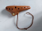 Ocarina marca Concerto, 10 orificii, de lut, 19cm