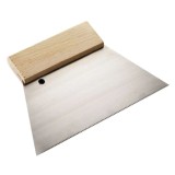 Spatulă pentru parchet, spatulă dinţată, 250 mm lăţime, aplicare adeziv parchet