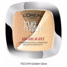 Pudra iluminatoare Loreal True Match Highlight Golden Glow foto