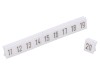POK Conector marcaj alb PVC 4,5mm cu impingere set 250 buc