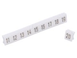 Marcaj alb PCV 4,5mm 250buc.