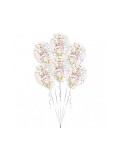 Set baloane latex cu confetti