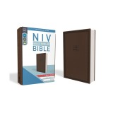 NIV, Value Thinline Bible, Large Print, Imitation Leather, Brown