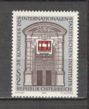 Austria.1973 Congres international al institutelor de statistica MA.759, Nestampilat