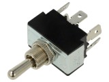 Comutator basculant DPDT ON-OFF-(ON) 20A/12VDC, montare pe panou