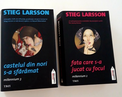 Stieg Larsson Castelul din nori s a sfaramat / Fata care s s jucat cu focul foto