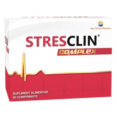 StressClean Complex, Sun Wave Pharma, pentru stres, 60 comprimate foto