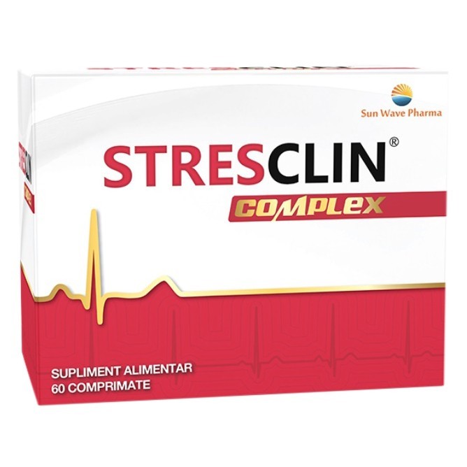 StressClean Complex, Sun Wave Pharma, pentru stres, 60 comprimate